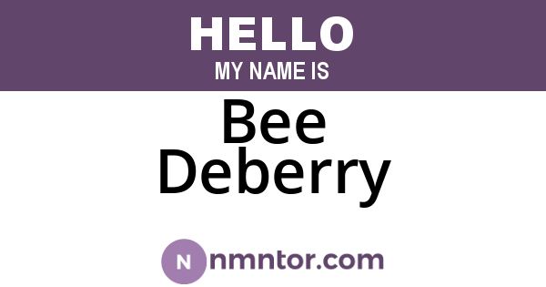 Bee Deberry