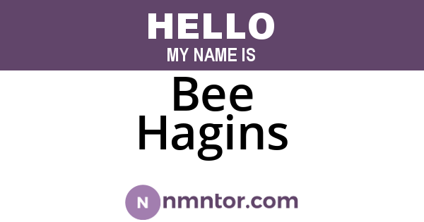 Bee Hagins
