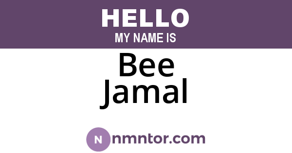 Bee Jamal