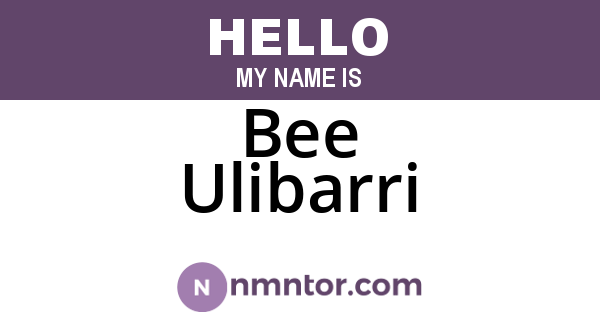 Bee Ulibarri