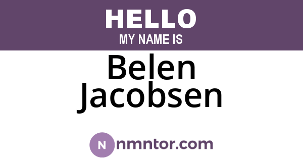 Belen Jacobsen