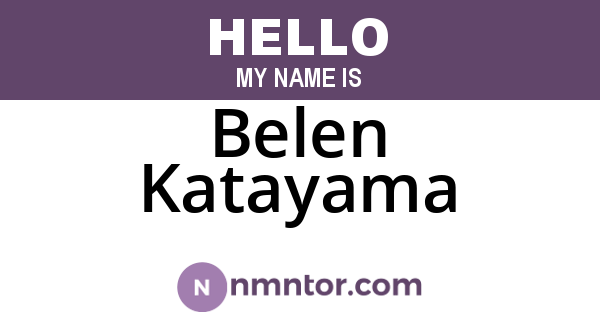 Belen Katayama