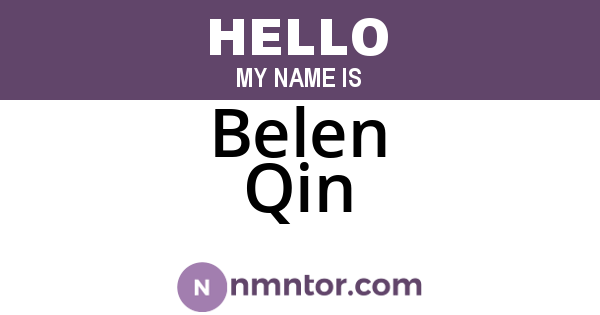 Belen Qin