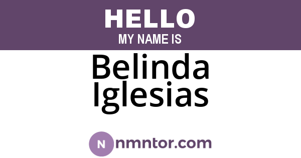 Belinda Iglesias