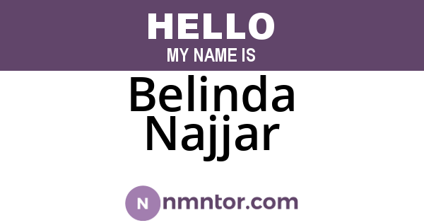 Belinda Najjar