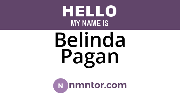 Belinda Pagan