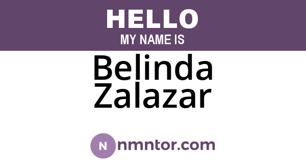 Belinda Zalazar