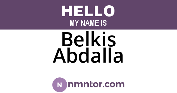 Belkis Abdalla