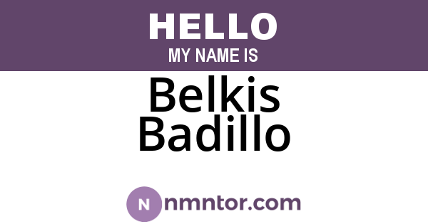 Belkis Badillo