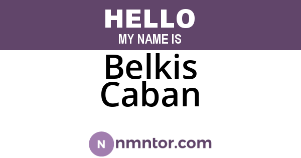 Belkis Caban