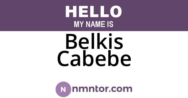 Belkis Cabebe