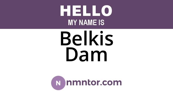 Belkis Dam
