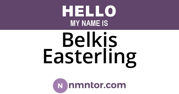 Belkis Easterling
