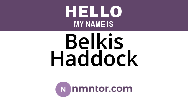Belkis Haddock