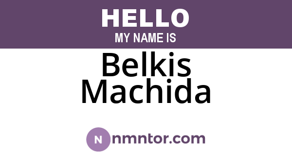 Belkis Machida