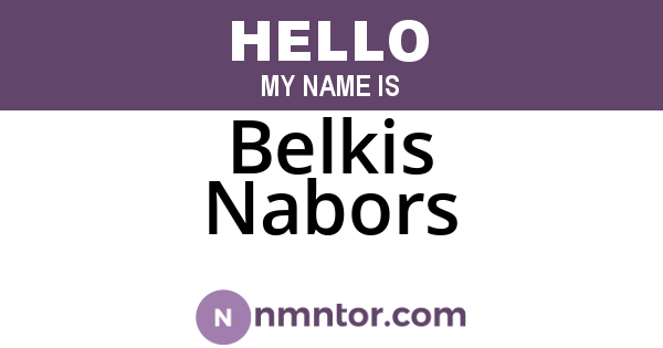 Belkis Nabors