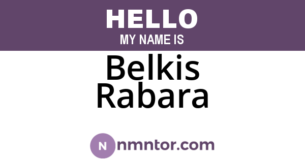 Belkis Rabara