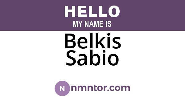 Belkis Sabio