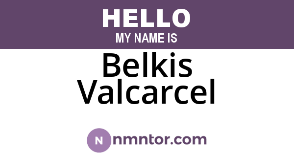 Belkis Valcarcel