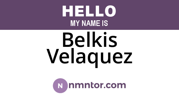 Belkis Velaquez