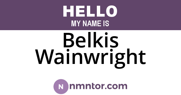 Belkis Wainwright