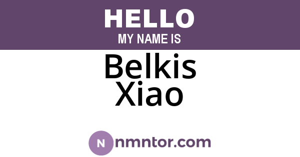 Belkis Xiao
