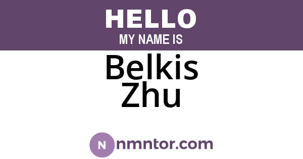 Belkis Zhu