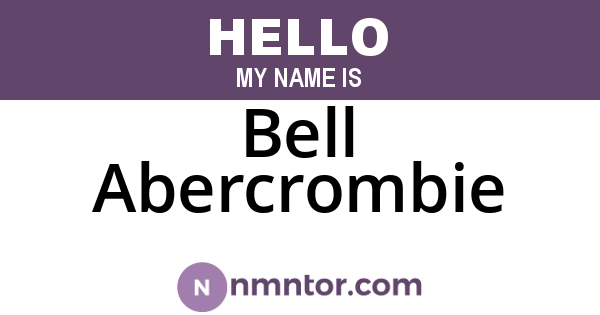 Bell Abercrombie