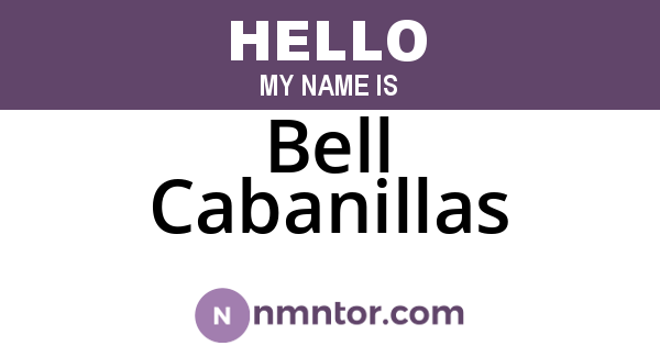 Bell Cabanillas