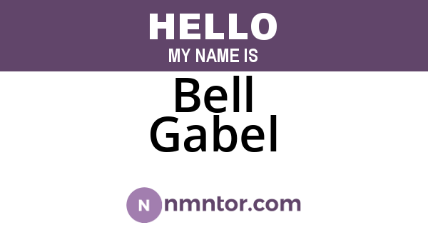 Bell Gabel