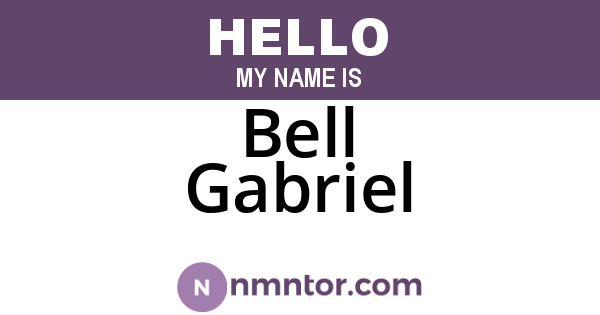 Bell Gabriel