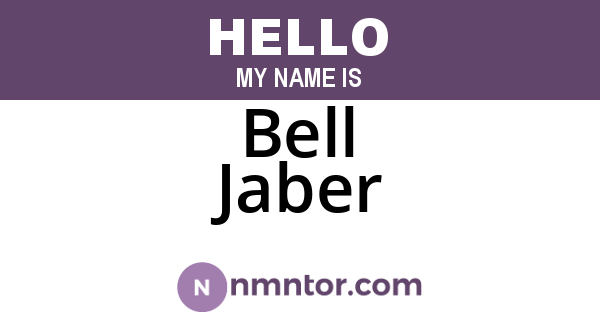Bell Jaber