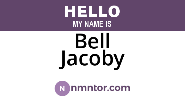 Bell Jacoby