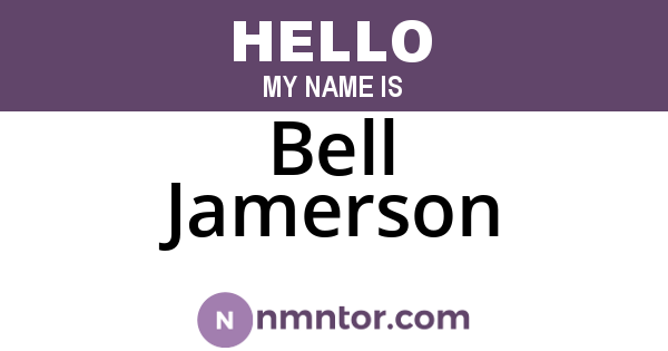 Bell Jamerson