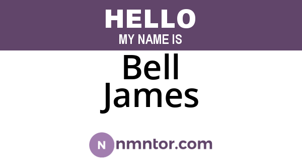 Bell James