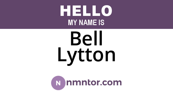 Bell Lytton