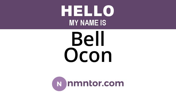 Bell Ocon