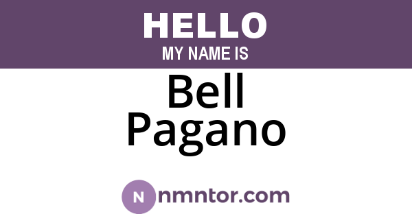 Bell Pagano