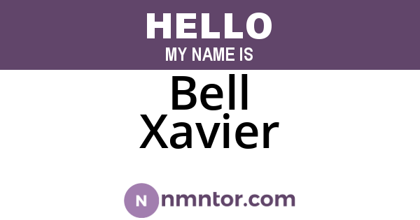 Bell Xavier