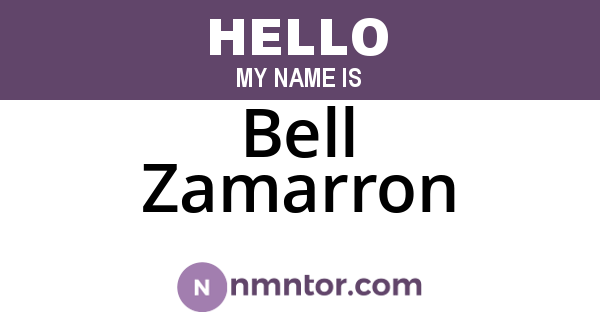 Bell Zamarron