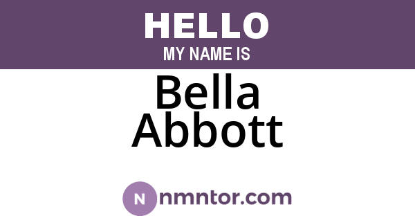 Bella Abbott
