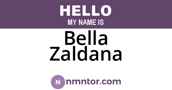 Bella Zaldana