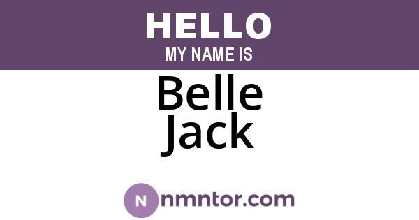 Belle Jack