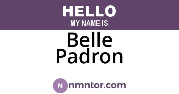 Belle Padron
