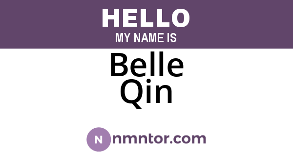 Belle Qin