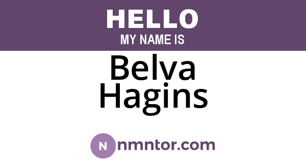 Belva Hagins
