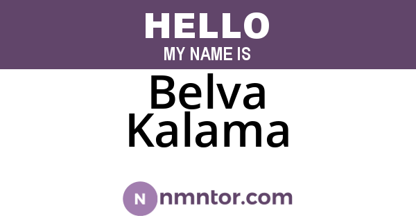 Belva Kalama