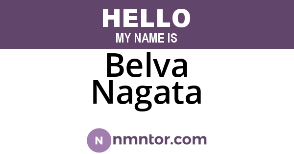 Belva Nagata