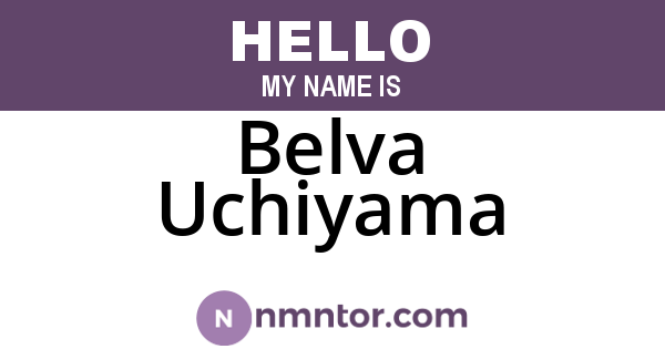 Belva Uchiyama