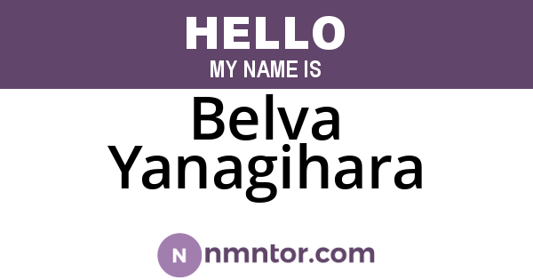 Belva Yanagihara